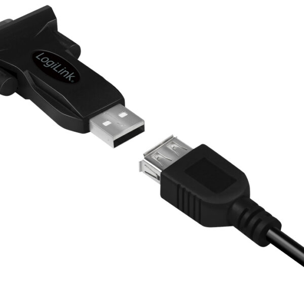 LogiLink USB 2.0 - RS232 adapter met verlengkabel