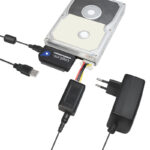 LogiLink USB 2.0 - SATA en IDE adapterkabel, lengte: 1,2 m