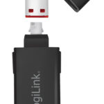 LogiLink USB veiligheidsslot, 1x sleutel / 4x sloten