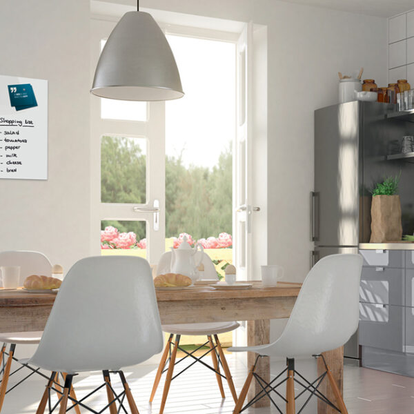 Be!Board glas-magneetbord, (B)450 x (H)450 mm, wit