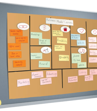 sigel prikbord papier, 1.140 x 1.600 mm, 80 g/m2, 50 vel, bruin