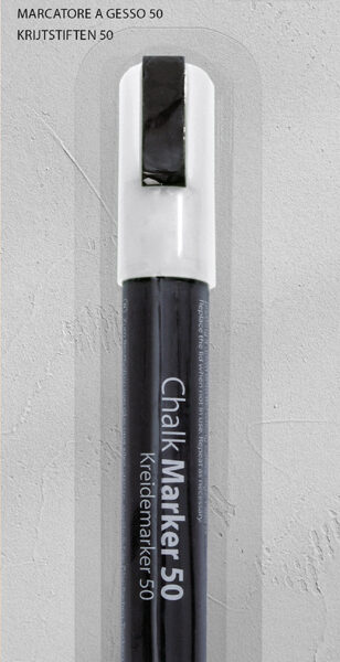 sigel krijtmarker 50, wigpunt: 1 - 5 mm, wit