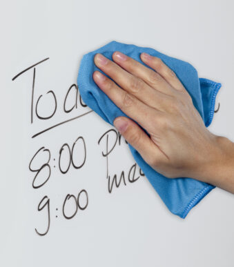 sigel Whiteboard-microvezeldoek, 400 x 400 mm, blauw