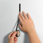 sigel markeringstape Masking Tape, op rol, zwart