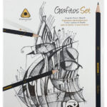 Kores potlood 'Grafitos Art', 12 stuks in blikje