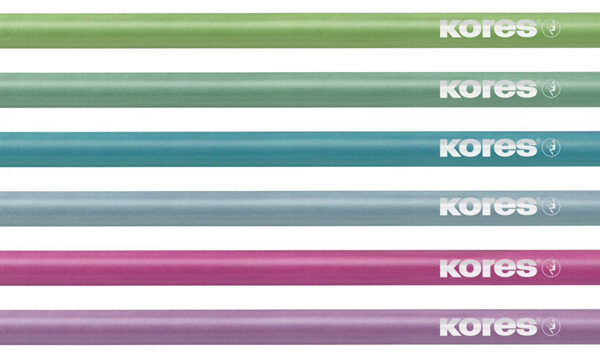Kores potloden 'Grafitos Style', HB, 3 mm, driehoekig, 6 stuks