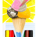 Kores driehoekig kleurpotlood 'Kolores', 6 in doosje