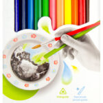 Kores aquarel-kleurpotlood 'Aquarelle', driehoekig, 12 stuks in doosje