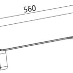 LogiLink Monitorplateau, staal/glas, zilver