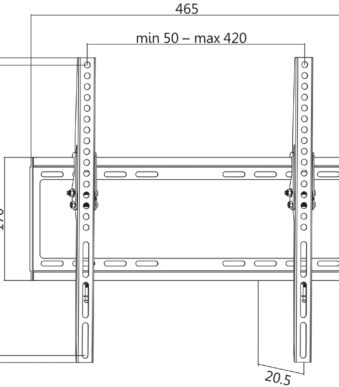 LogiLink TV-muurbeugel, kantelbaar, voor 81,28 - 139,7 cm