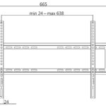 LogiLink TV-muurbeugel, vlak, voor 96,98 - 177,8 cm