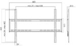 LogiLink TV-muurbeugel, vlak, voor 96,98 - 177,8 cm