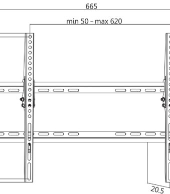 LogiLink TV-muurbeugel, kantelbaar, voor 96,98 - 177,8 cm