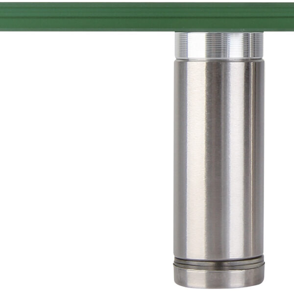 LogiLink monitorstandaard, extra breed, staal/glas, zilver