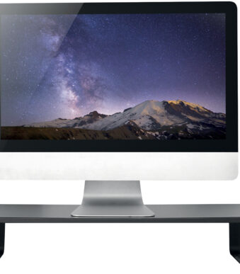 LogiLink monitorstandaard, stalen voet, antraciet