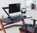 LogiLink Gaming monitorarm, armlengte: 480 mm, zwart