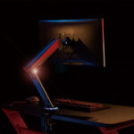 LogiLink Gaming monitorarm, armlengte: 480 mm, zwart