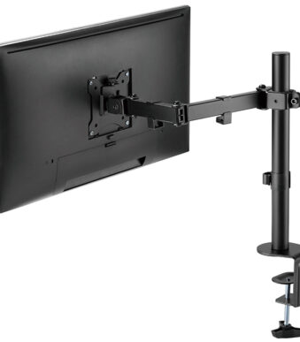 LogiLink monitorarm, armlengte: 390 mm, zwart