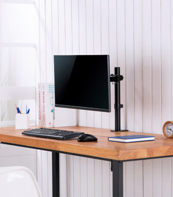 LogiLink monitorarm, armlengte: 390 mm, zwart