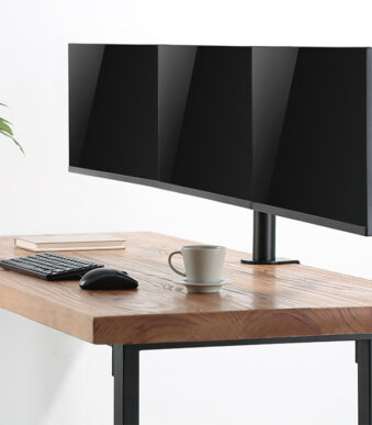 LogiLink monitorhouder voor 3 monitoren 17-27', zwart