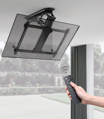 LogiLink elektrische TV-plafondhouder, met afstandsbediening