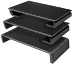 LogiLink monitorstandaard, breedte instelbaar, zwart