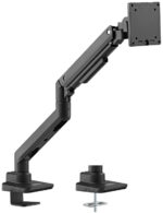 LogiLink monitorarm, aluminium, armlengte: 473 mm, Flat & Curved Screens, zilver