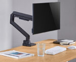 LogiLink monitorarm, aluminium, armlengte: 473 mm, Flat & Curved Screens, zilver