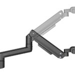 LogiLink monitorarm voor wandmontage, armlengte: 424 mm