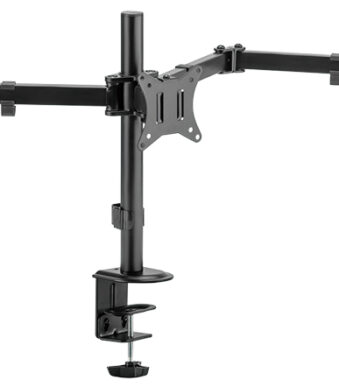 LogiLink drievoudige-monitorarm, armlengte: 658 mm, zwart
