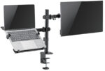 LogiLink monitorarm met notebookhouder, zwart