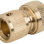 Bradas slangkoppeling, 3/4', van messing