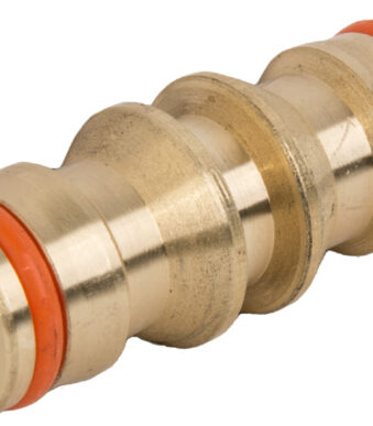 Bradas slangverbinder voor slangkoppeling, van messing