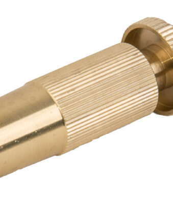 Bradas sproeikop, traploos instelbaar, van messing