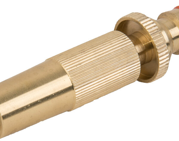 Bradas sproeikop, traploos instelbaar, van messing