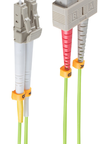 shiverpeaks BASIC-S LWL patchkabel LC-SC-Duplex, OM5, 0,5 m