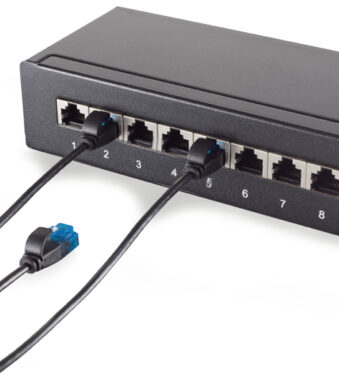 shiverpeaks BASIC-S Slim patchkabel, Cat. 6, U/UTP, 0,3 m, grijs