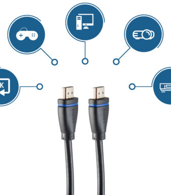shiverpeaks BASIC-S HDMI kabel, HDMI-A stekkers, 0,5 m