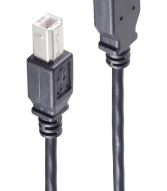 shiverpeaks BASIC-S USB 2.0 kabel, A-stekker - B-stekker, 0,25 m
