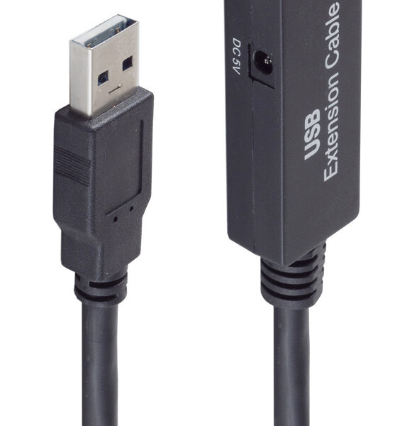 shiverpeaks BASIC-S USB 2.0 verlengkabel actief, 5,0 m