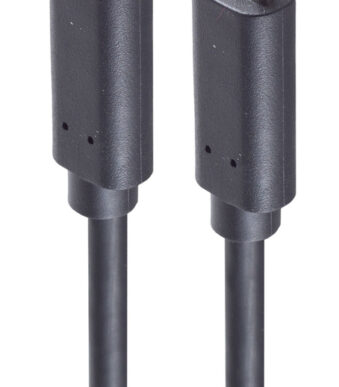 shiverpeaks BASIC-S USB 3.2 kabel, USB-C stekkers, 0,25 m, zwart