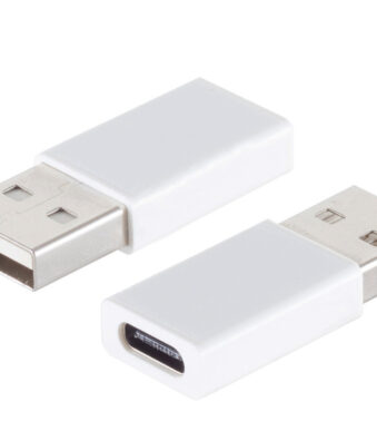 shiverpeaks BASIC-S USB 2.0 adapter, A-stekker - C-koppeling, wit