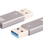 shiverpeaks BASIC-S USB 3.1 adapter, A-stekker - C-koppeling, zilver