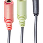 shiverpeaks BASIC-S Headset Y-adapter, 3,5 mm plug, zwart