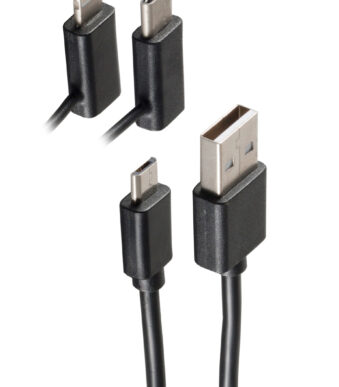 shiverpeaks BASIC-S data- en laadkabel 3in1, 1,0 m, zwart