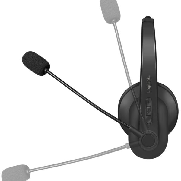 LogiLink Bluetooth 5.0 Headset, stereo, zwart