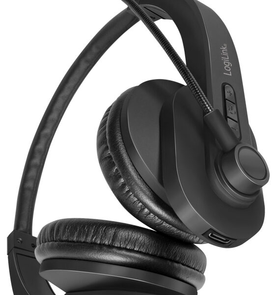 LogiLink Bluetooth 5.0 Headset, stereo, zwart