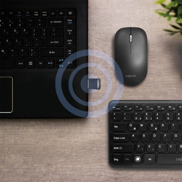 LogiLink USB-A - Bluetooth 5.0 adapter, zwart