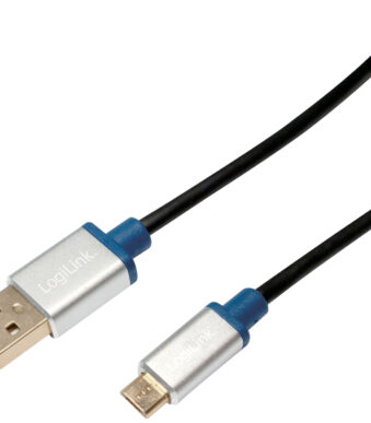 LogiLink Premium USB 2.0 kabel, USB-A - USB-B Micro stekker, 1,0 m
