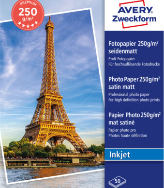 AVERY Zweckform inkjet fotopapier PREMIUM, 10 x 15 cm, wit